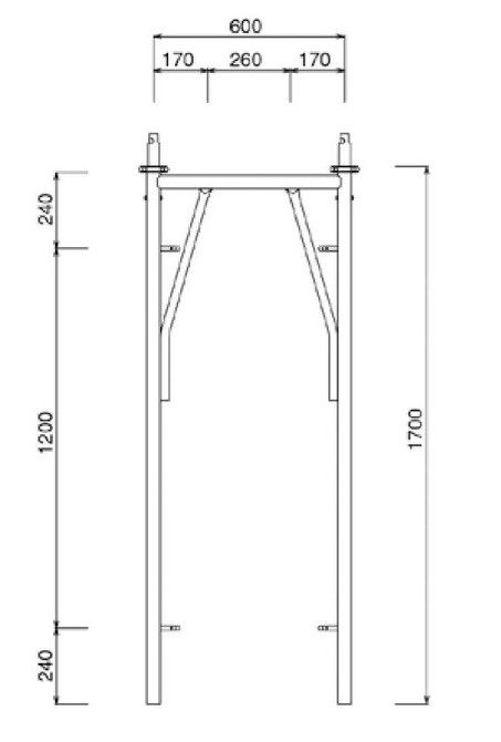 簡易建枠(Mジョイント付き) TL617