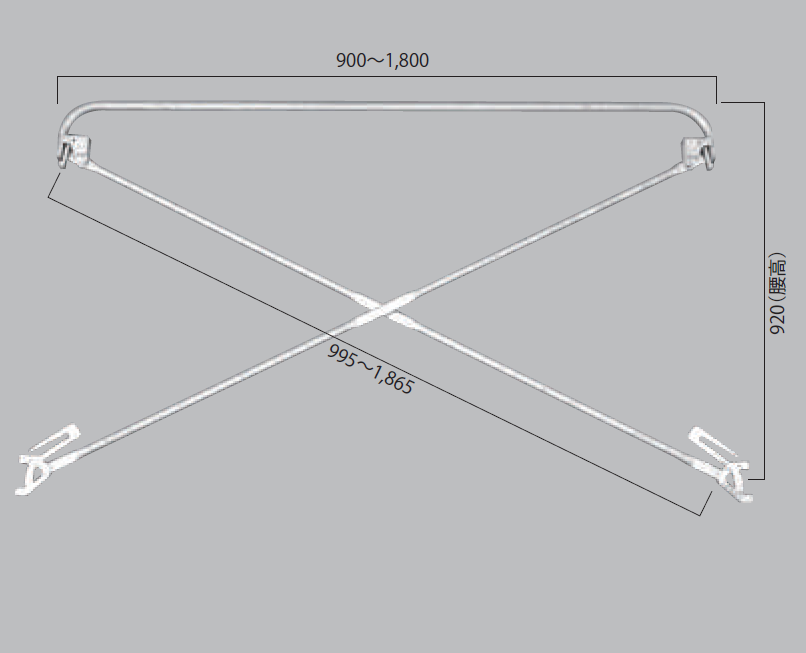 【ヘイワビルダー】先行手摺 トライアングル