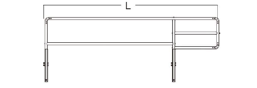 クリフステアー 手摺枠