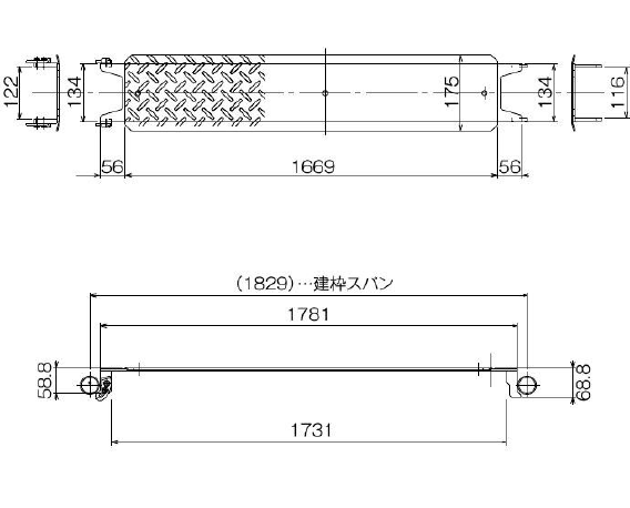布板隙間埋めステップSKS6 5枚