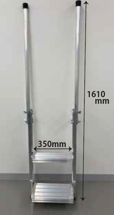 簡易型トラック昇降ステップ