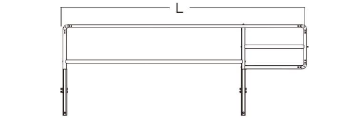 クリフステアー　手摺枠