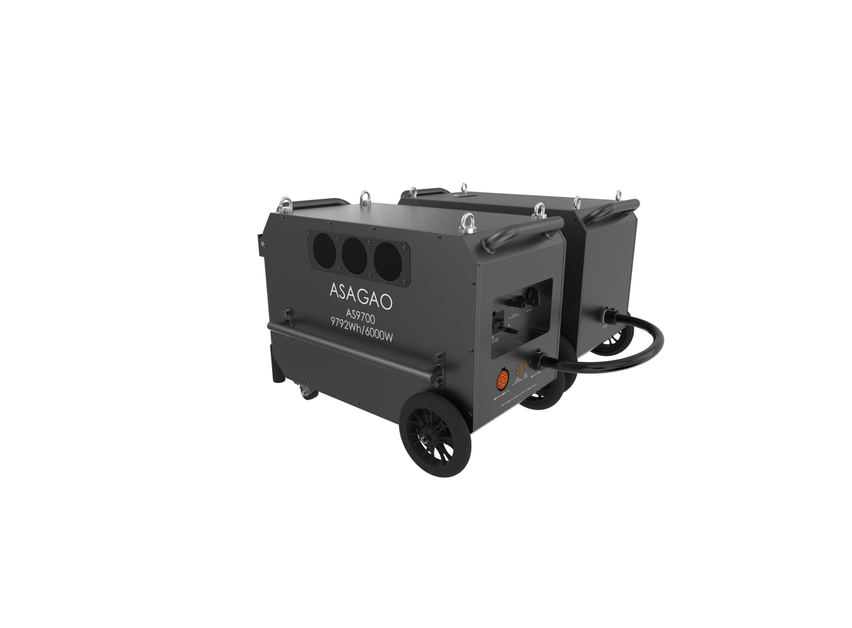ASAGAO　大型ポータブル電源 AS9700増設バッテリー　9792Wh