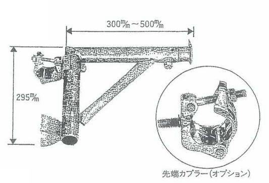 ブラケット(枠組み足場用)BC3050